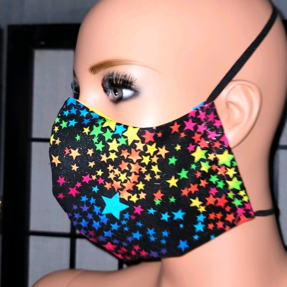 Women's mask- Magical Stars- multicolor